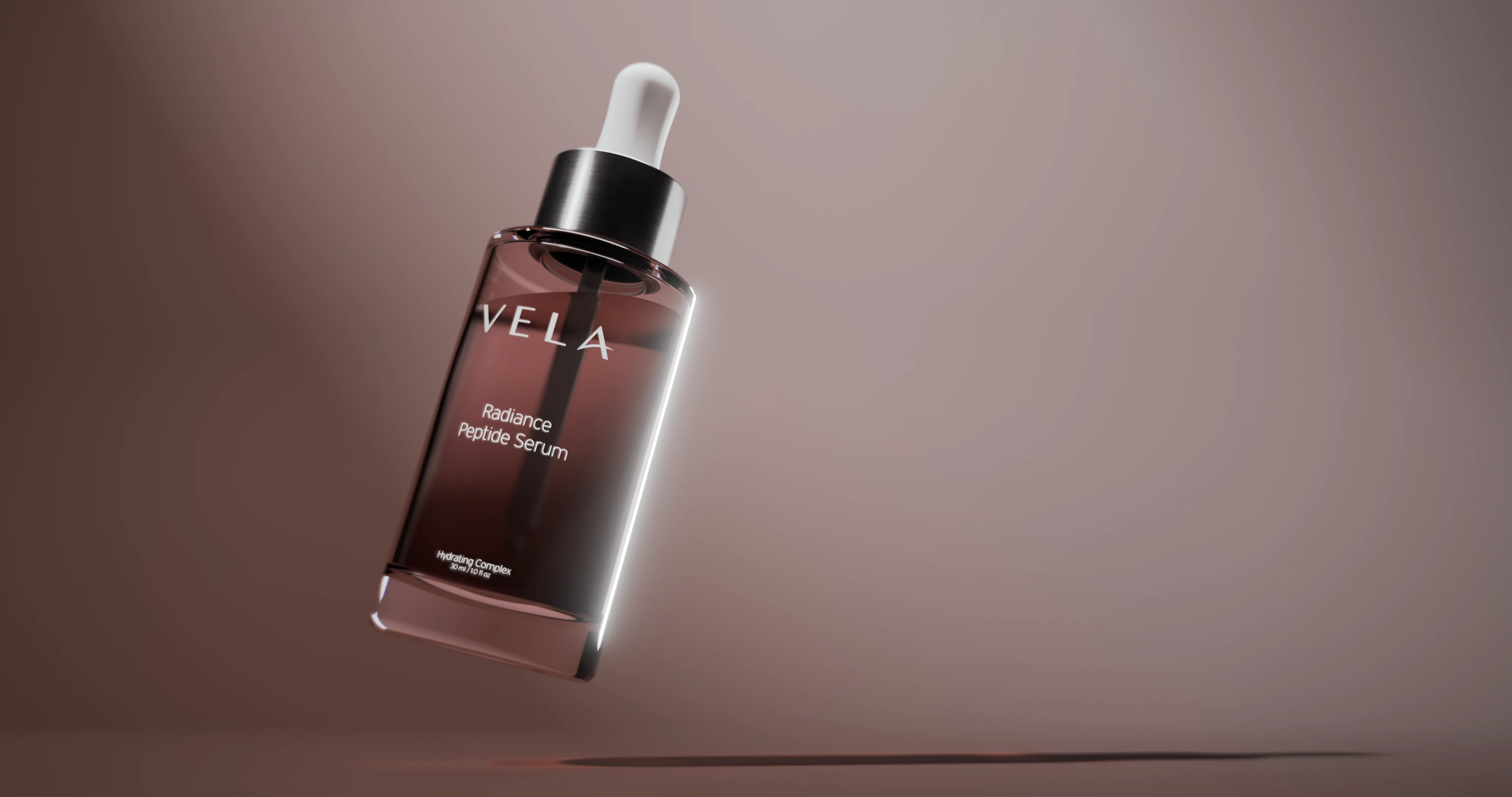 Packaging render: skincare pack with label and material detail built in 3D